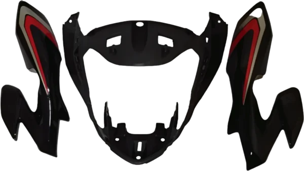 HLV FIT FOR SP 125 BS6 TYPE-2 BLACK RED