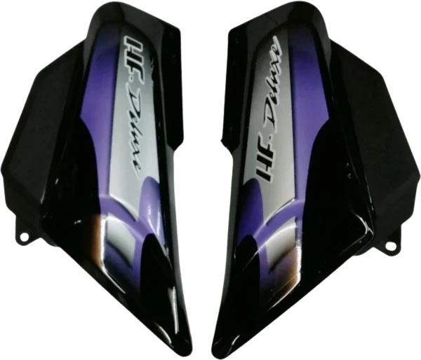 SP SET FIT FOR HF DLX BS6 BLACK PURPLE