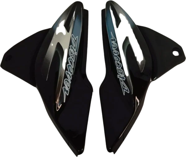 SP SET FIT FOR DISCOVER 125CC BLACK (GREY STICK)