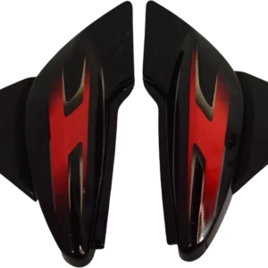 SP SET FIT FOR DISCOVER 135CC BLK (RED STICK)