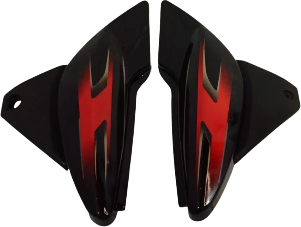 SP SET FIT FOR DISCOVER 135CC BLK (RED STICK)