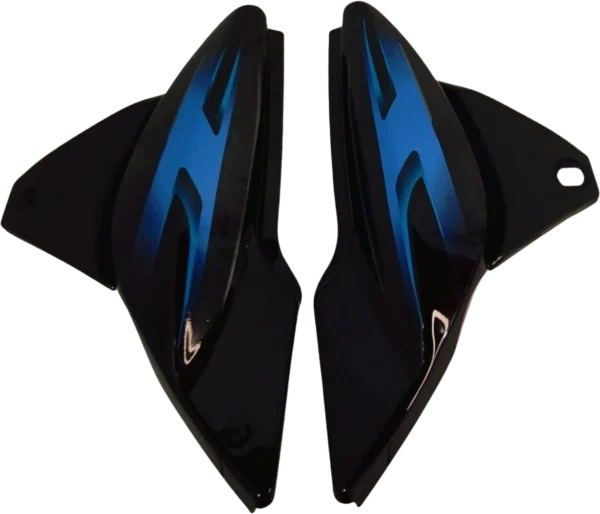SP SET FIT FOR DISCOVER 135CC BLK (BLUE STICK)