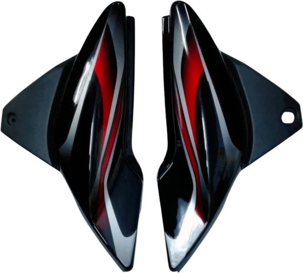 SP SET FIT FOR DISCOVER 100CC BLK (RED STICK)