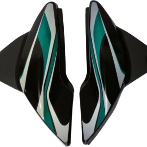 SP SET FIT FOR DISCOVER 100CC BLK (GREEN STICK)