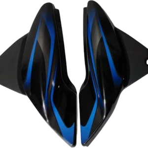 SP SET FIT FOR DISCOVER 150CC BLK (BLUE STICK)
