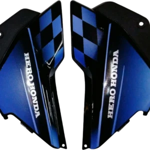 SP SET FIT FOR GLAMOUR BLACK/BLUE (SKY BLUE BIKE)