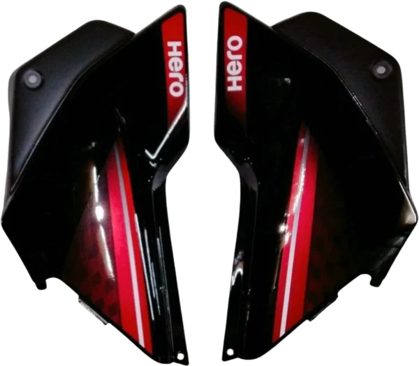 SP SET FIT FOR GLAMOUR TYPE-7 BLACK RED (RED BIKE)