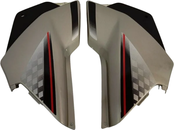 SP SET FIT FOR GLAMOUR TYPE-7 TORNADO, GREY (BLACK GREY BIKE)