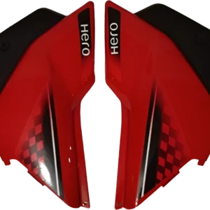 SP SET FIT FOR GLAMOUR TYPE-7 SPORT RED (BLACK RED BIKE)