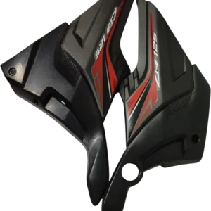 SIDE COVER FIT FOR SP SHINE BLACK / RED