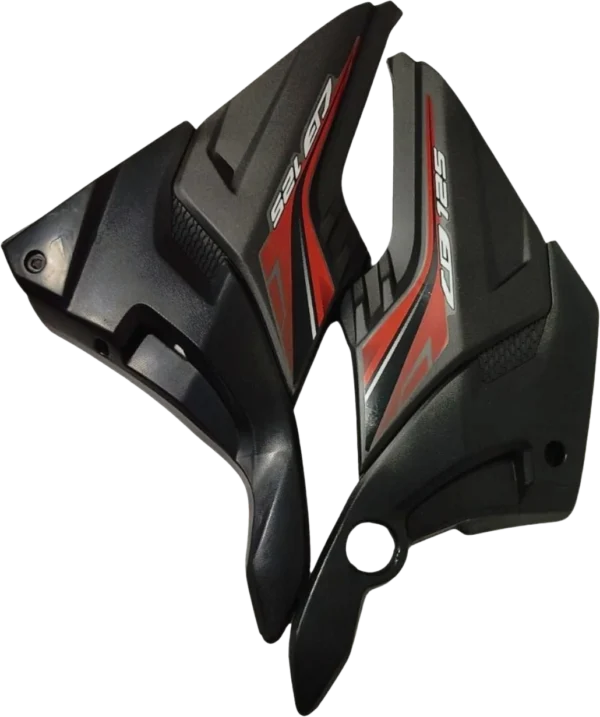 SIDE COVER FIT FOR SP SHINE BLACK / RED