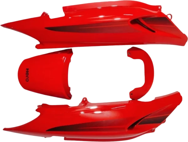 TP (SET OF 4) GLAMOUR N/M SPORT RED (BLK RED BIKE)