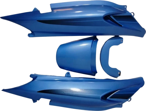 TP (SET OF 4) GLAMOUR N/M SKY BLUE (BLK BLUE BIKE)