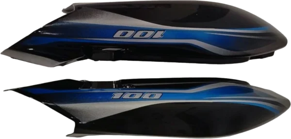 TP SET FIT FOR DISCOVER 100 CC BLACK (BLUE STICKER)