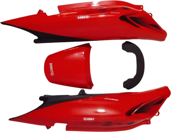 TP SET FIT FOR GLAMOUR DIGITAL TYPE 5 SPORT RED (BLACK RED BIKE)