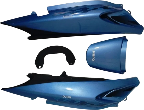TP SET FIT FOR GLAMOUR DIGITAL TYPE 5 SKY BLUE (BLACK BLUE BIKE)
