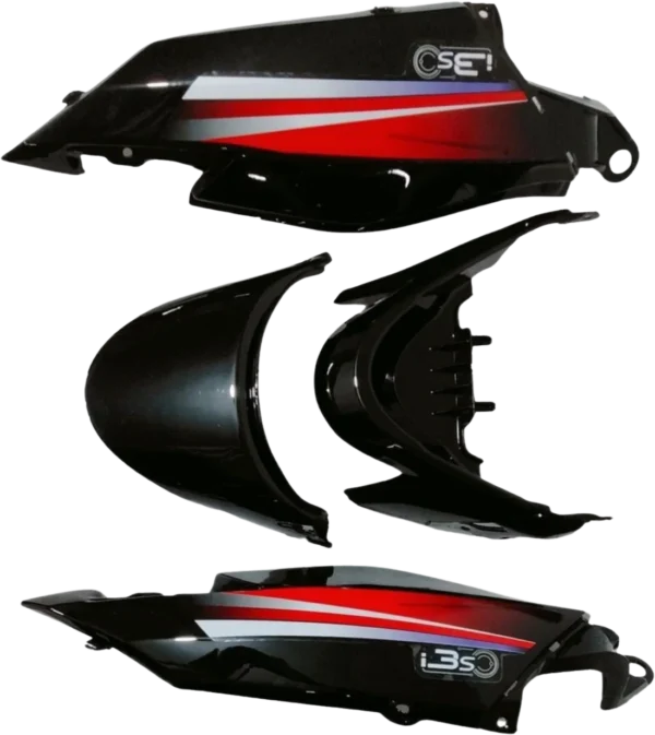 TP SET FIT FOR SUPER SPL.TYPE 6 I3S BLACK RED
