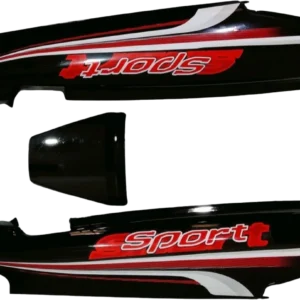 TP SET FIT FOR STAR SPORTS N/M BLACK/RED