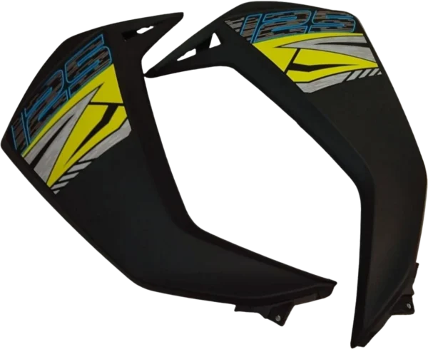 T.P.F.C. FIT FOR NTORQ 125CC BS-4 MAT BLACK/YELLOW
